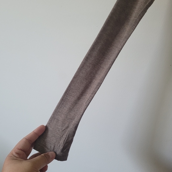 Rebecca Taylor Taupe Bodycon Ruched Long Sleeve Mini Dress Size Extra Small - Picture 8 of 12